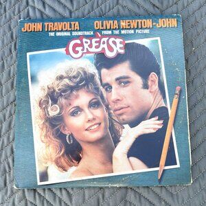 GREASE The Original Soundtrack From The Motion Picture 1978 RSO Vinyl Record